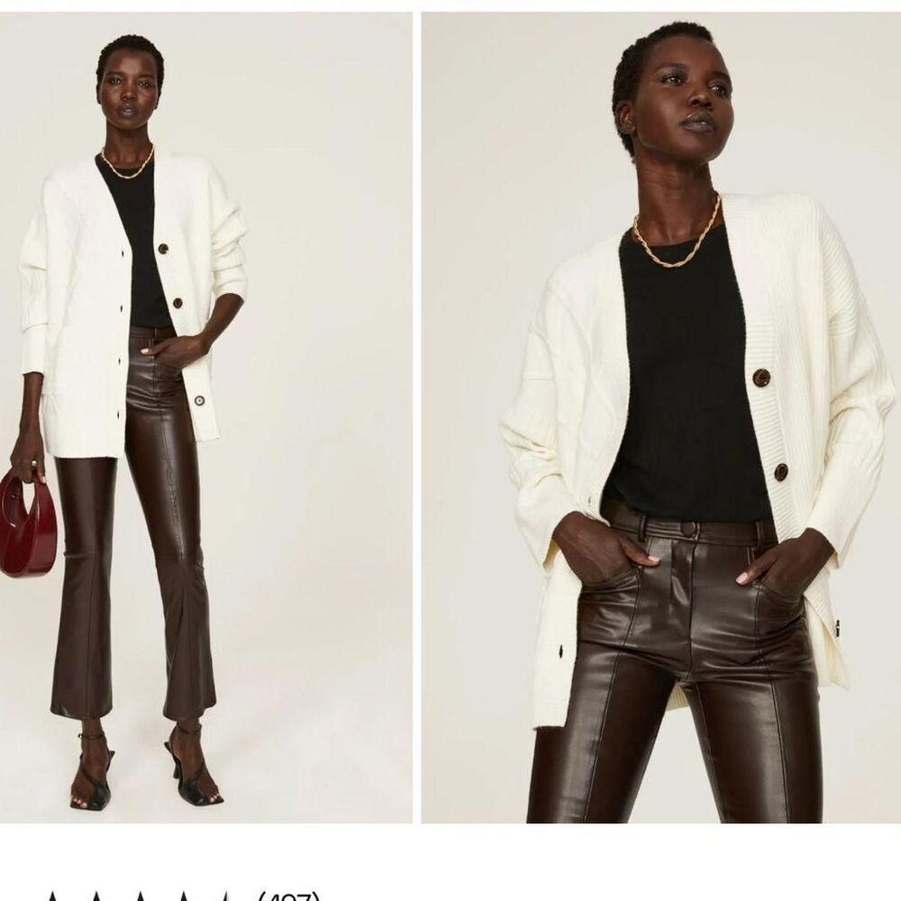 Osman Yousefzada Oversized Asymmetrical Cardigan